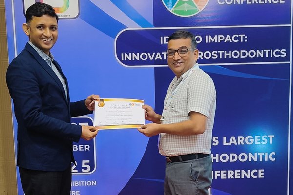Dr. Shivsagar Tewary secured 1st Position in Faculty Poster Presentation