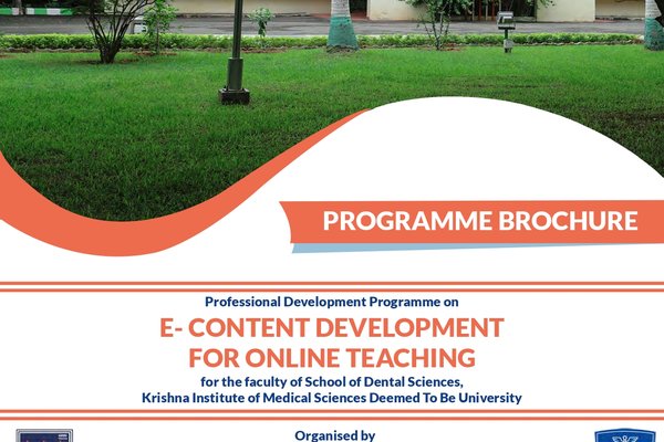 E- CONTENT DEVELOPMENT FOR ONLINE TEACHING