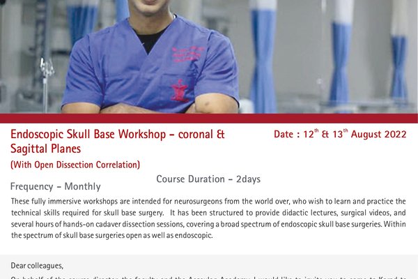 Endoscopic Skull Base Workshop - coronal & Sagittal Planes