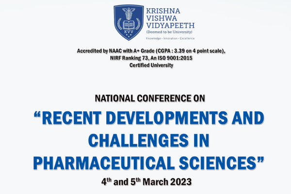 Recent Developments and Challenges in Pharmaceutical Sciences