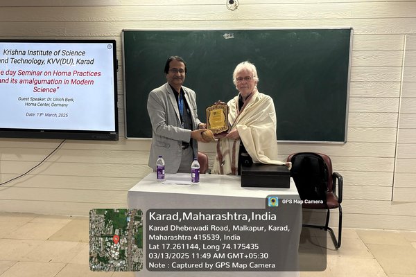 Seminar on Homa Practices and Their Amalgamation in Modern Science at Krishna Institute of Science and Technology